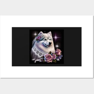 Bridal Finnish Lapphund Posters and Art